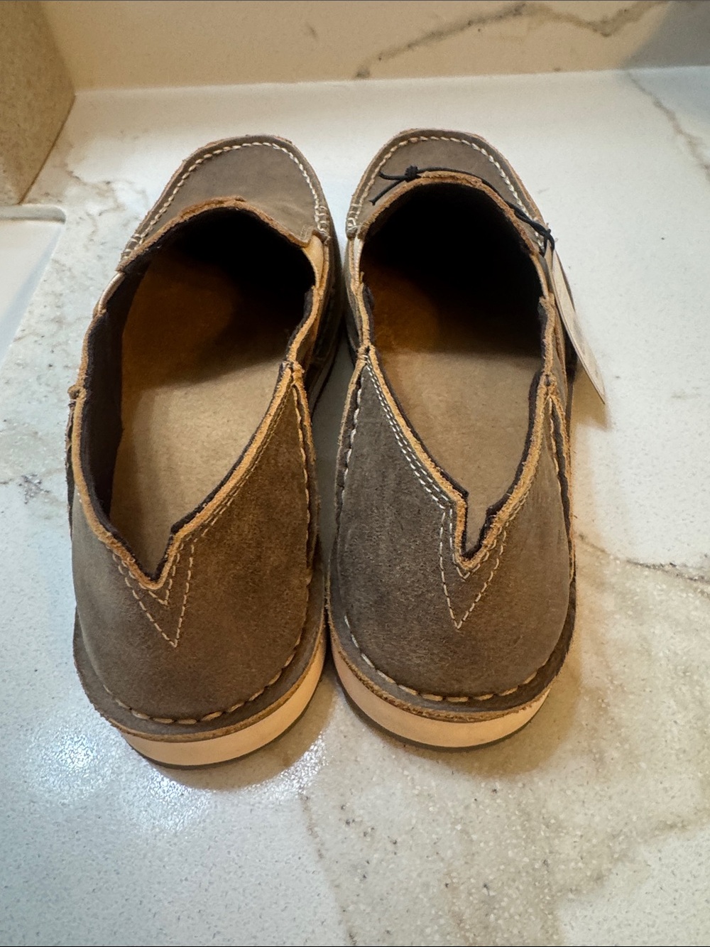 Ariat Brown Suede Slip-On Loafers for women - Picture 5 of 7